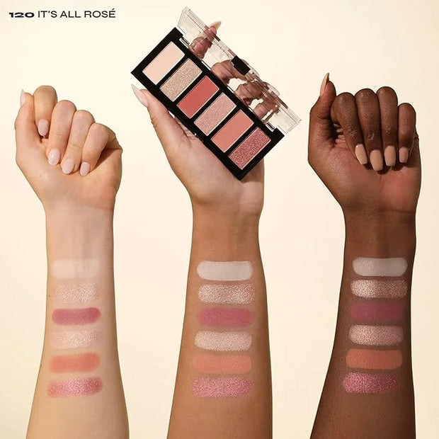 Milani Gilded Mini Eyeshadow Palette with 6 Matte & Shimmer Hues - It's All Rosé - Product Image