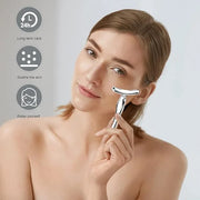 3 Pcs Metal Eye Cream Applicator Tool, Eye Roller Massage Sticks and Makeup Cream Spoon, Facial Massager for Reducing Puff...