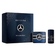Mercedes-Benz Sign Fragrance Gift Set for Men - 2 Pc Set 3.4 Fl Oz Eau De Parfum Spray, 2.6 Oz Body Deodorant Stick - Luxu...