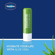 Vaseline Lip Therapy Aloe Fresh 8-Pack – Moisturizing Lip Balm for Very Dry Lips, 0.16 Oz Ea - Product Image