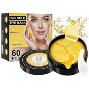 60PCS Under Eye Patches for Women,Under Eyes Masks for Dark Circles and Puffiness, 24K Gold Eyes Bags Treatment, Anti-Wrin...