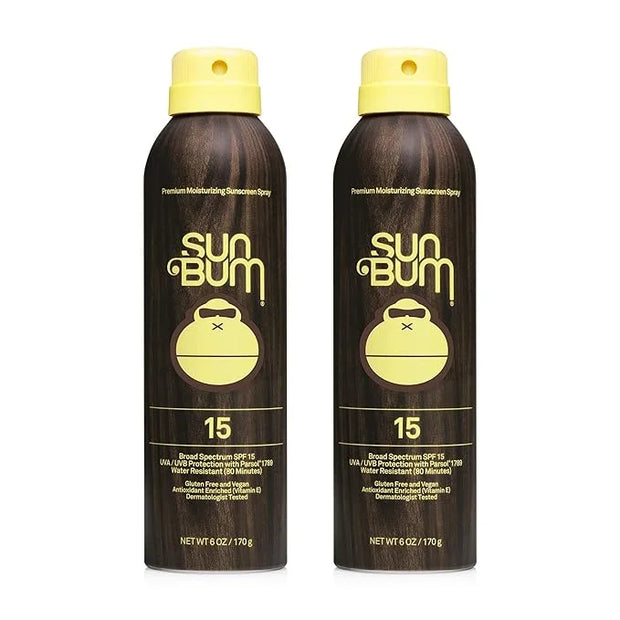 Sun Bum Sun Bum Original Spf 15 Sunscreen Spray Vegan and Reef Friendly (octinoxate & Oxybenzone Free) Broad Spectrum Mois...