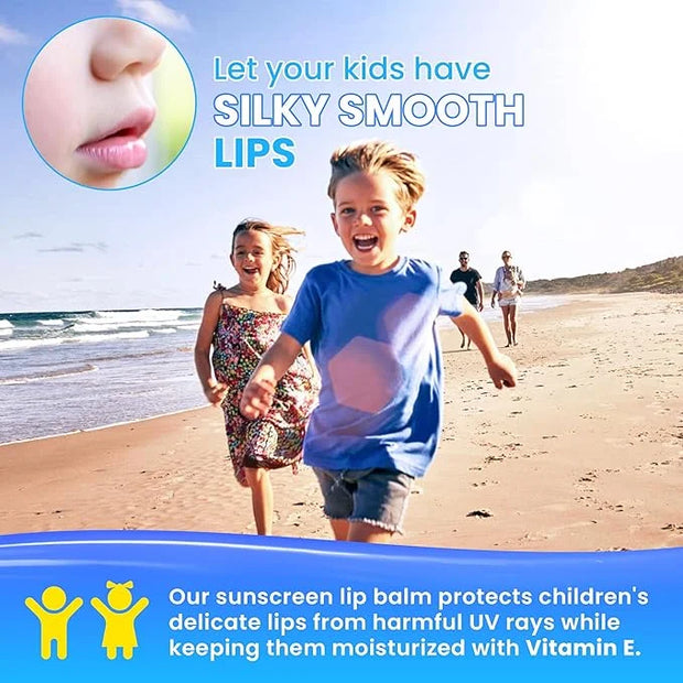 Rubber Ducky | Lip Sunscreen SPF 44, Vegan Lip Balm for Kids with Vitamin E, UV Lip Balm with SPF 44 for Sensitive Lips | ...