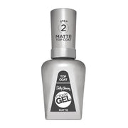 Sally Hansen Miracle Gel™, Matte Top Coat 102, Long Lasting, Gel-Like Formula, No UV Lamp Needed, Clear Nail Polish - Prod...