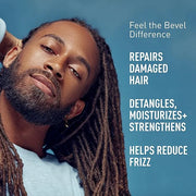 Bevel Leave In Conditioner for Men - Curly Hair Conditioner with Hemp Seed Oil and Biotin, Detangles Moisturizes and Stren...