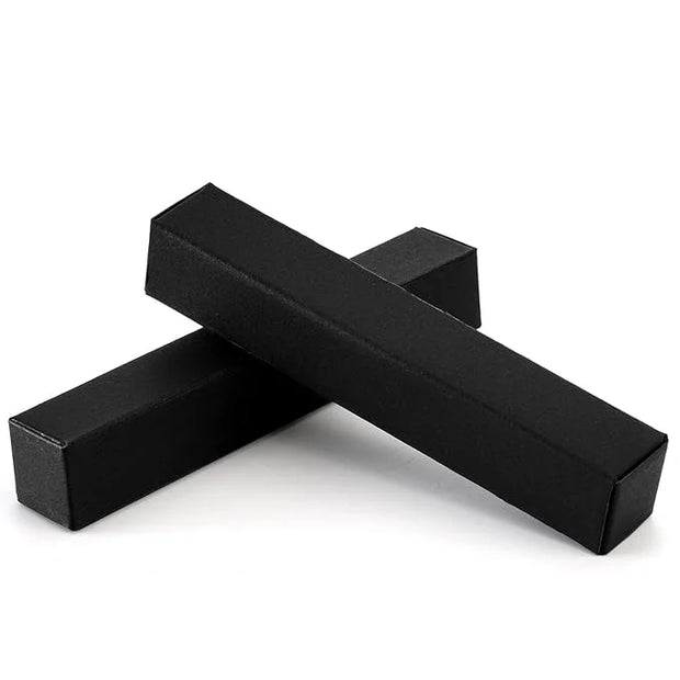 TOPZEA 118 Pack Lip Gloss Packaging Boxes, Kraft Paper Empty Lipgloss Packaging Cases Bulk Black Wrapping Box for Essentia...