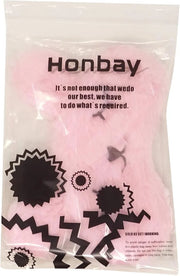 Honbay Plush Rabbit Sleeping Eye Mask Cute Cartoon Animal Eye Mask for Little Girls (Pink) - Product Image