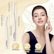 Eco-Friendly Women's Dermaplaning Razor - Multipurpose Exfoliating Tool with Anti-Cut Blades & Biodegradable Handle for Si...