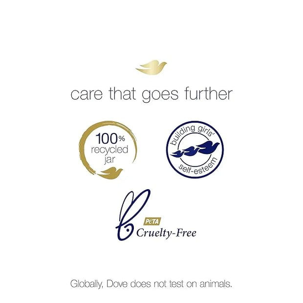 Dove Scrub for Silky Skin Oatmeal & Calendula Oil Body Scrub Exfoliates & Gives Lasting Nourishment 10.5 oz 4 Count - Prod...