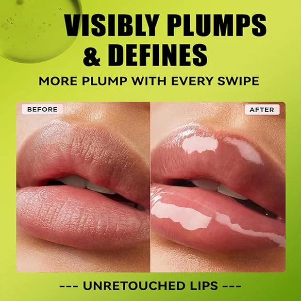 Lip Oil Lip Glaze, Soft Brush Head Hydrating Lip Glow Oil,Shiny Transparent Lip Gloss Plumping,Long Lasting Nourishing Non...