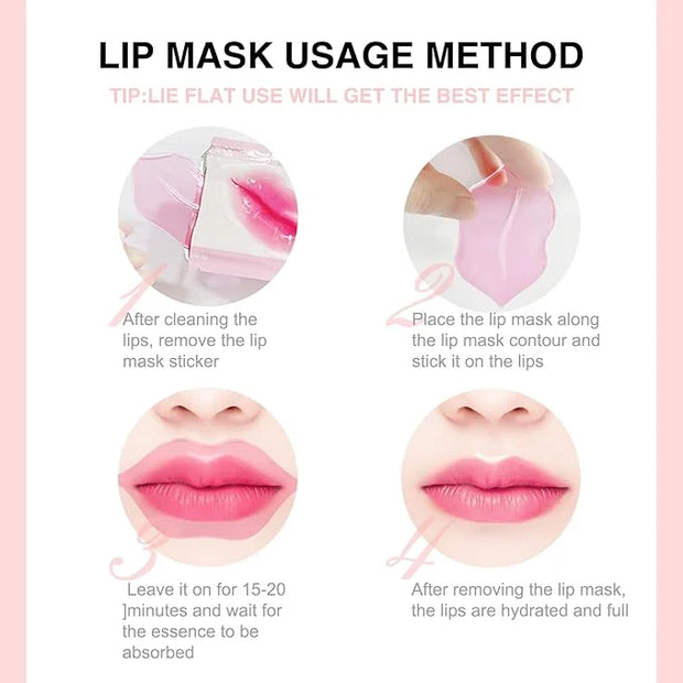 MEICOLY 30 Pads Lip and Eye Mask Sheet,Moisturizing Under Eye Mask Gel Crystal Collagen Anti-Aging Eye Patches Dark Circle...