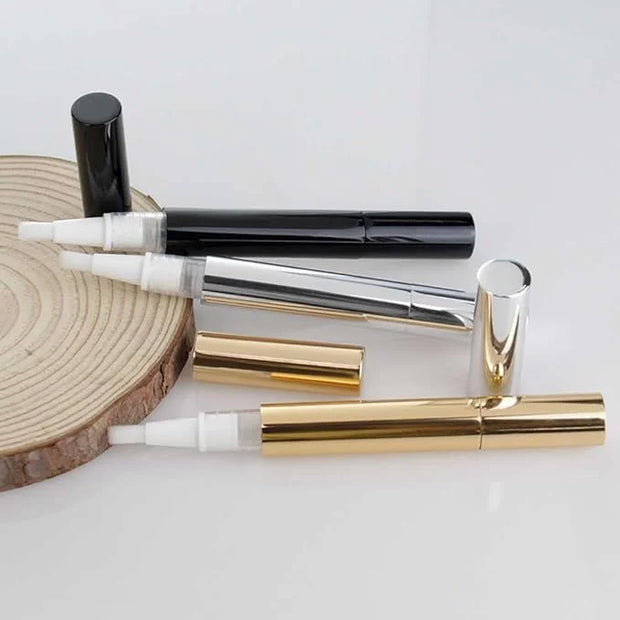 3 Pcs 3ml Empty Nail Oil Pen Twist Pens Lip Gloss Tubes Eyelash Growth Liquid Tubes Portable Cosmetic Makeup Containers Ap...
