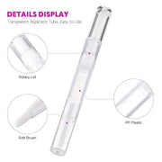 12 Pcs 3 ml Transparent Empty Nail Oil ml