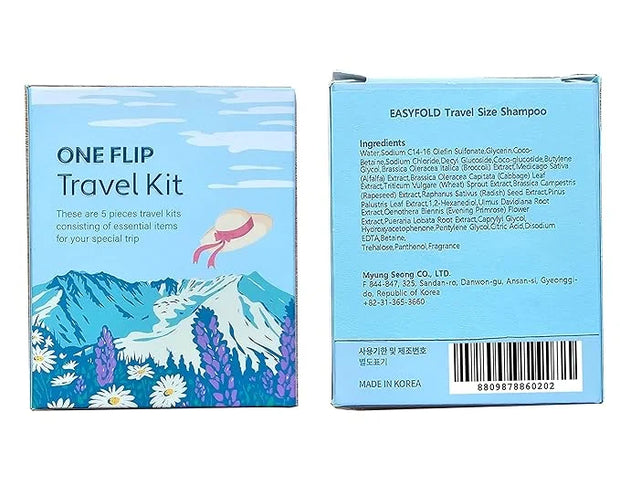 Travel Size Shampoo (10pcs), One Flip, Sample Size, Disposable, Hygienic, Korean Beauty Must Haves