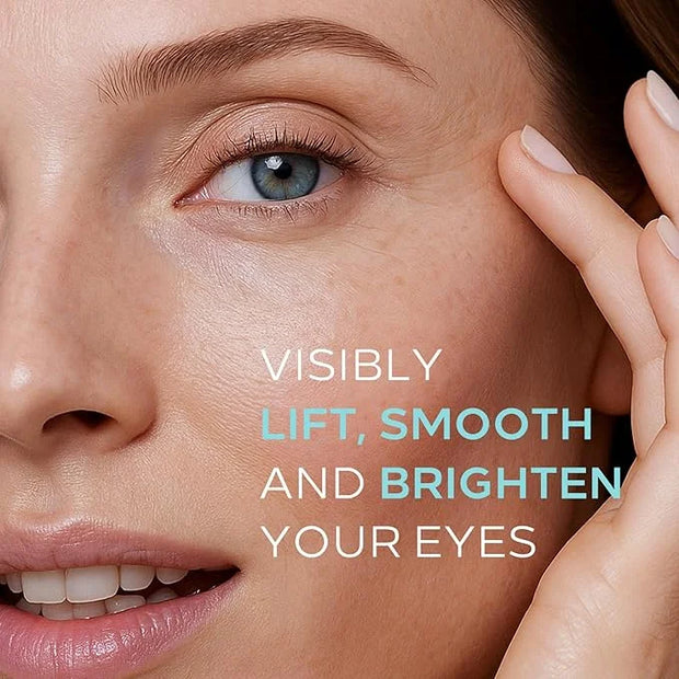 Eye Cream for Dark Circles & Puffiness – Dual Retinol + 5-Peptide Complex with Stem Cell Extract – Anti-Aging & Moisturizi...