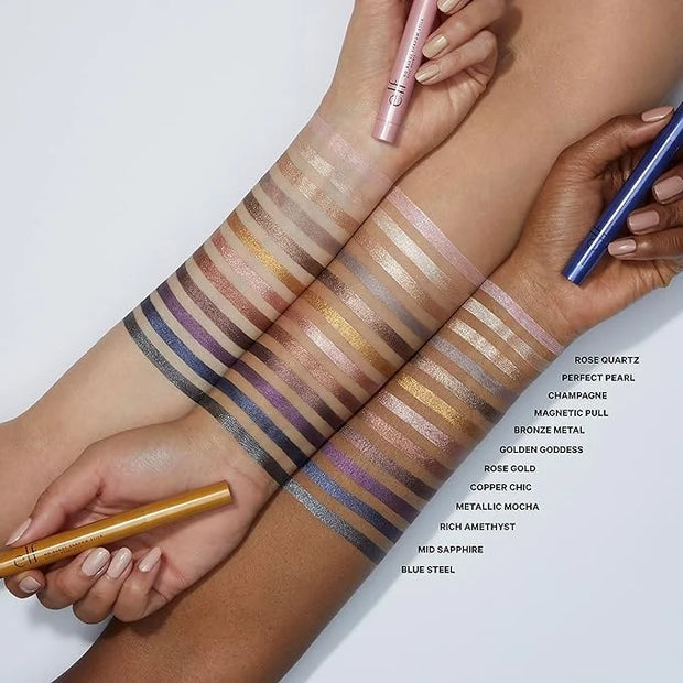 e.l.f. No Budge Shadow Stick, Long-Lasting Cream Eyeshadow Stick For High-Pigment, Metallic Color, Vegan & Cruelty-Free, R...