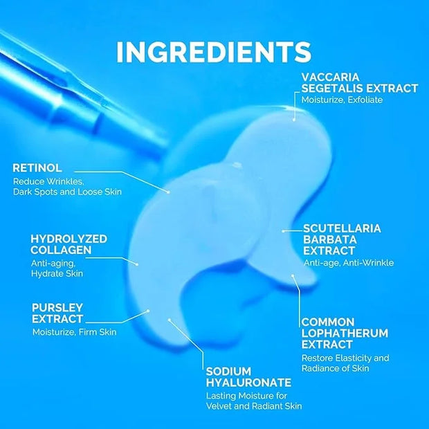 CCbeauty Under Eye Patches for Dark Circles and Puffiness - Hyaluronic Acid Under Eye Mask with Collagen for Wrinkles, Hyd...