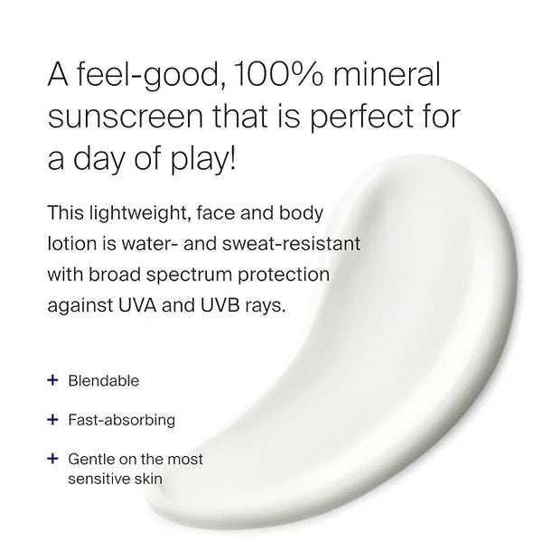 Supergoop! PLAY 100% Mineral Lotion - 3.4 fl oz - Broad Spectrum SPF 30 Sunscreen for Face & Body - Lightweight, Fast Abso...