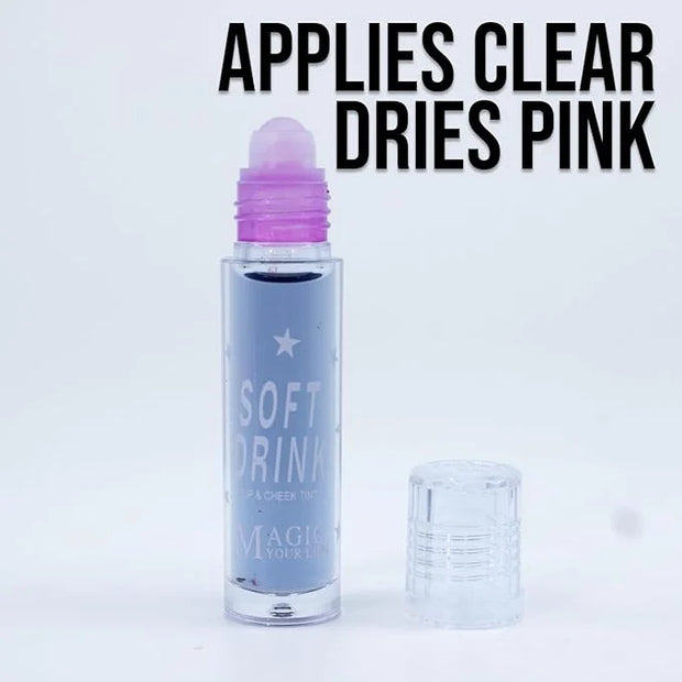 91 Bundle Magical Mood Color Changing Lip Tint Set of 6 Roll On Lipgloss Dewy Finish, Non-Sticky Finish, Water Tint Moistu...