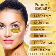 Under Eye Patches - 24K Gold Under Eye Mask, Dark Circles Under Eye Treatment Mask, Anti-Wrinkle Under Eye Bag Treatment f...