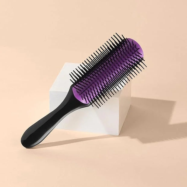 Diane Nylon Pin Styling Hair Brush for Detangling, Separating, Shaping and Defining Wet Thick or Curly Hair, Glides Throug...
