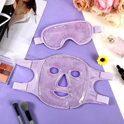 Geyoga Gel Ice Face Eye Mask Cooling Face Eye Masks for Reducing Puffiness, Dark Circles, Redness, Pain Relief, Migraine, ...
