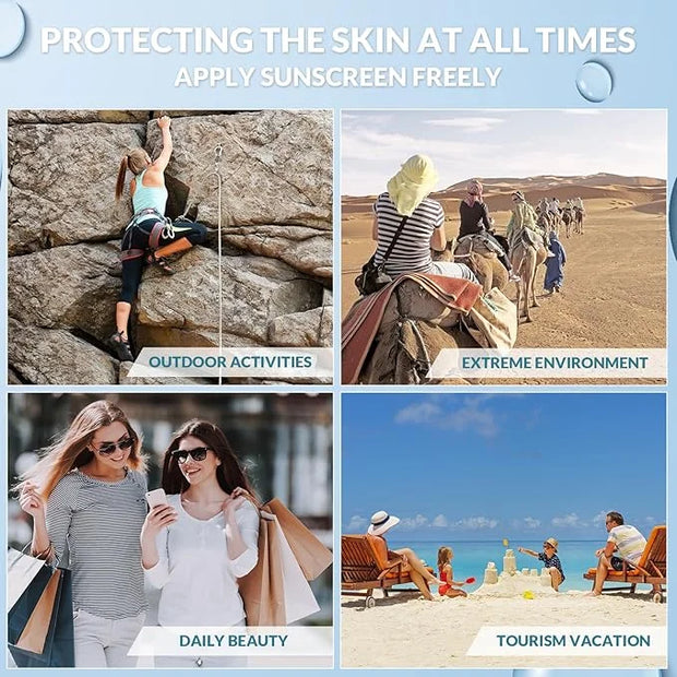 Sunglaze Sheer Body Mist Sunscreen SPF 42, Infused with Shimmering Body Oil, Hydrating Mist, Hydrates, Gives Skin a Glowy ...