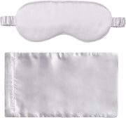 Silk Sleep Mask Light Blocking Luxury 100% Mulberry 19mm Silk Eye Mask Eye Cover Blindfold Ultra Soft Light & Comfy Anti A...