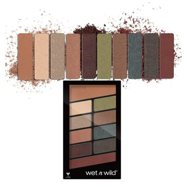wet n wild Color Icon Eyeshadow 10 Pan Palette Comfort Zone , 0.3 ounce, 0.3 Ounce (Pack of 1), 759 - Product Image