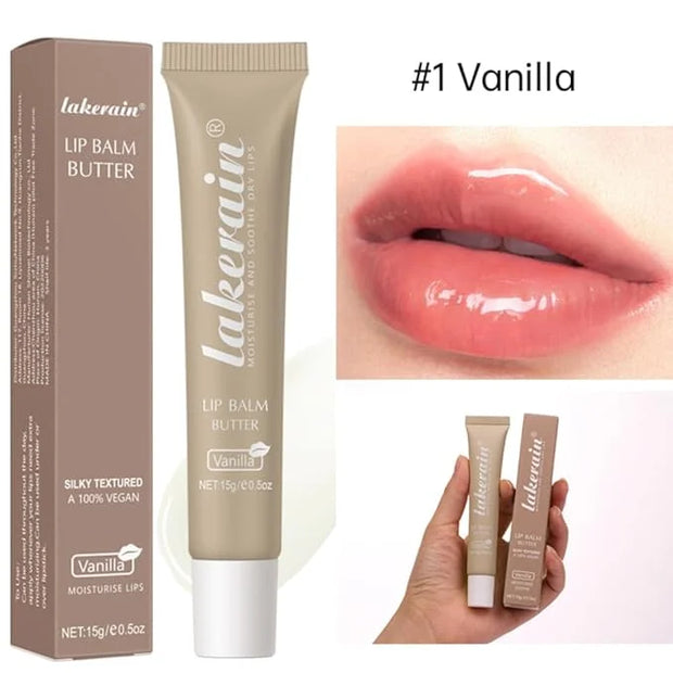 Tinted Lip Butter Balm - Tinted Moisture Gel Lip Gloss | Hydrating Glow Tinted Lip Care | Tinted Lip Stain (Vanilla, 01) -...