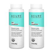 Acure Dry Shampoo - Brunette to Dark Hair - Powder Hair Care for Brunette - Refresh Treated Color Tinted Hair & Extend Cle...