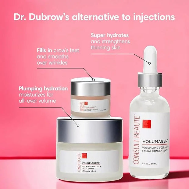 Consult Beaute Volumagen TRIO Skin Care For Plumper & Smoother Skin - Collagen, Hyaluronic Acid and Ceramides - Doctor For...