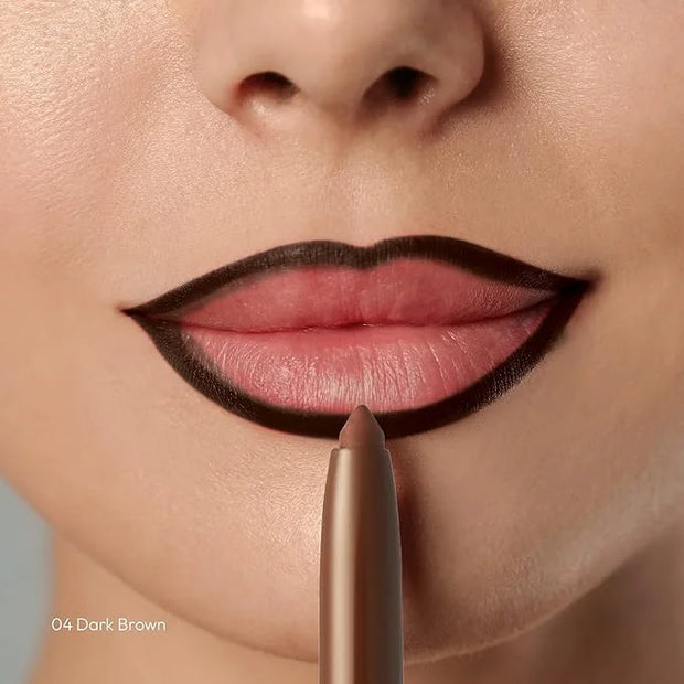 Professional Lip Liner, Long-Lasting Luxury Intense Lipliner, Creamy Retractable Easy to Use Richly Pigmented Lip Liner Pe...