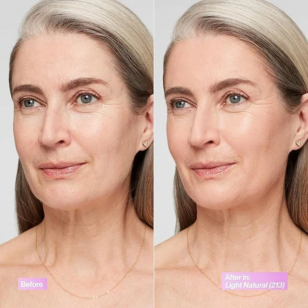 Revlon Illuminance Tinted Serum, Triple Hyaluronic Acid, Evens Out Skin Tone Over Time and Hydrates All Day, SPF 15, 213 L...
