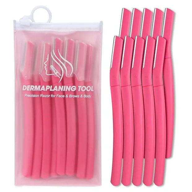 Face Razors for Women, Dermaplane Razor for Women Face, Eyebrow Razor, Facial Razors, Dermaplaning Tool, Gentle Skin Exfol...
