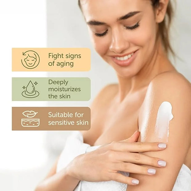 Hydrating Face Moisturizer & Body Cream with Manuka Honey Cream - Organic Face Moisturizer with Honey for Extremely Dry Sk...