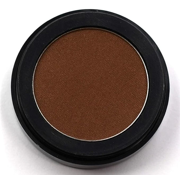 Brazilian Brown Cinnamon Chestnut Bronze Pressed Powder Single Vegan Eyeshadow; Talc, Paraben & Cruelty Free - Product Image