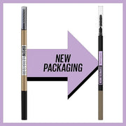 Maybelline Brow Ultra Slim Defining Eyebrow Makeup Mechanical Pencil With 1.55 MM Tip And Blending Spoolie For Precisely D...