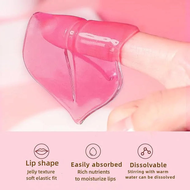 32 Pairs Lip Masks with Eye Mask, 24K Collagen Under Eye Patches for Dark Circles and Puffy Eyes, Reduce Lip Wrinkles, Ant...
