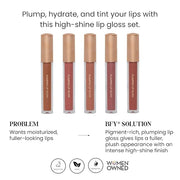 BFY Cosmetics 5-Pack Plumping Lip Gloss - Nude - Product Image