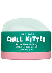 I DEW CARE Heartleaf Face Cream - Chill Kitten | Moisturizer with Moringa Seed, Prickly Pear, Aloe Vera Gel, Cactus Oil-Fr...