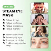 16 Packs Steam Eye Mask, Self Heating Warm Compress for Dry Eyes, Disposable Heated Eye Mask for Sleep, Spa, Travel Essent...