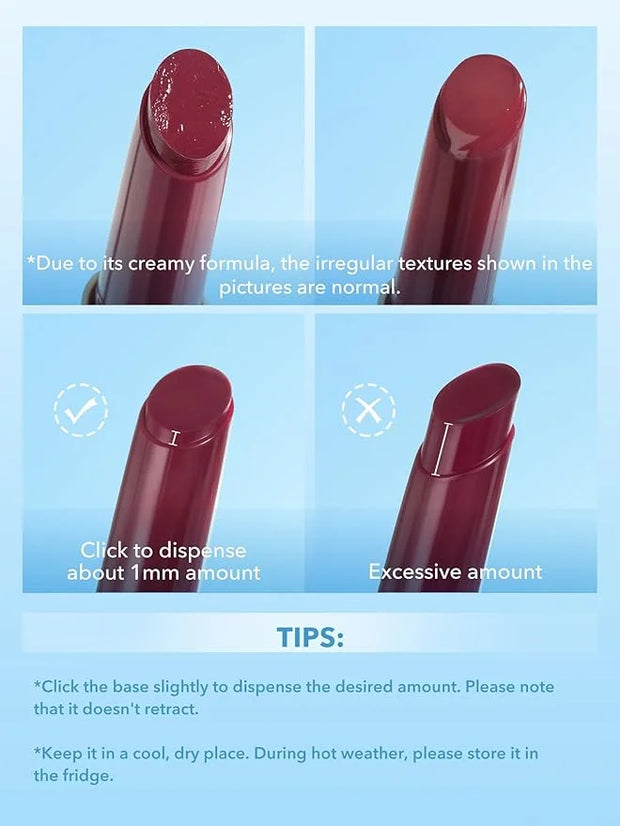 SHEGLAM PoutPerfect Moisturizing Solid Lip Gloss Non Sticky Lipstick with Coconut Oil - Pink Flamingo - Product Image