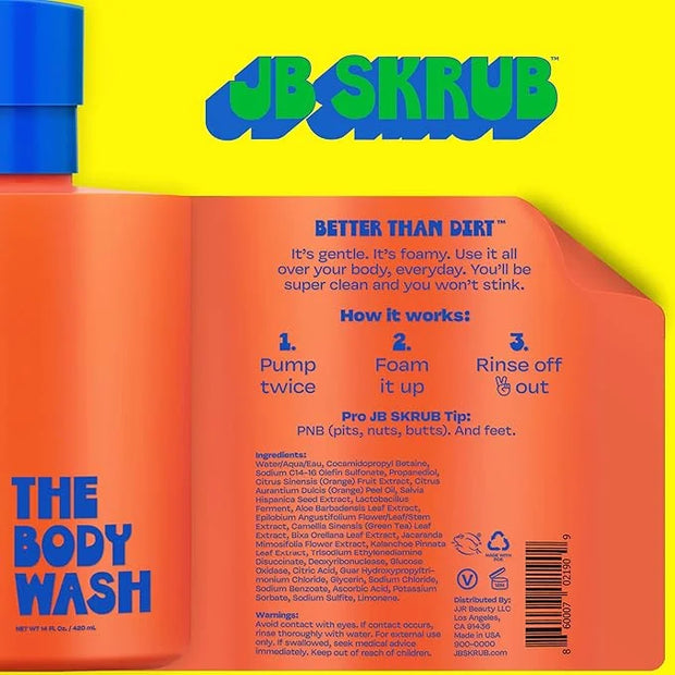 Body Spray, Body Wash, and Face Wash for Teen Boys, Tweens, and Kids - Refreshing Body Care Trio - Banish Funk, Revitalize...