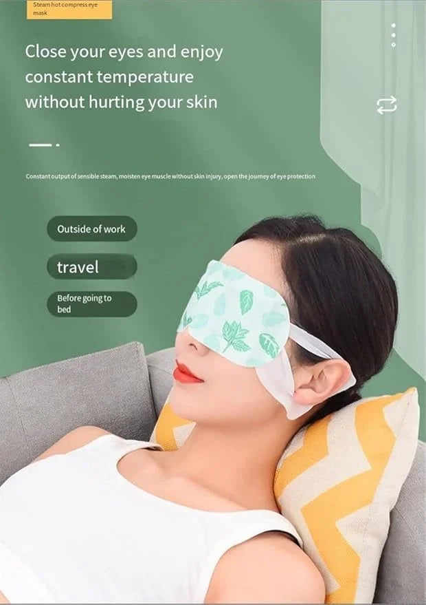 Eye Masks for Dark Circles and Puffiness Disposable Soothing Headache Relief Dry Eyes, Stress Relief Relief Eye Fatigue St...
