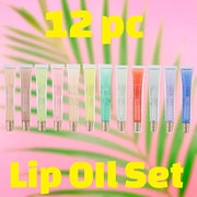 EXPRESSIONS 12pc Sparkle Lips Lip Oils - Vitamin E Infused Lip Gloss, Lip Oil Collection | Hydrating Lip Care, Safe and No...