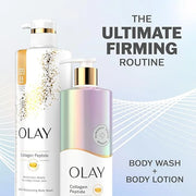 Olay Body Lotion for Women, Firming with Collagen Peptides Serum, Visibly Firmer Skin, 24hr Moisture & Hydration, Fast Abs...