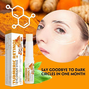 2 PCS Turmeric Retinol Eye Cream Stick, Lumibalm for Under Eye Bags,Eye Balm Stick Hydrating,Turmeric Eye Cream For Puffin...
