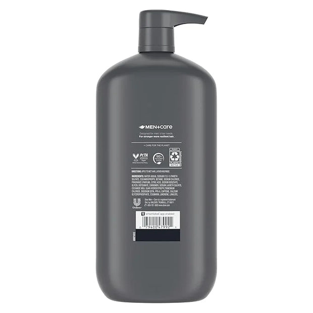 DOVE MEN + CARE 2-in-1 Shampoo + Conditioner Thick + Strong for Fortifying Hair from Root to Tip, with Calcium, 31 oz - Pr...