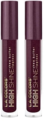 L.A. COLORS High Shine Lipgloss, Lavish CLG941 (Pack of 2) - Product Image